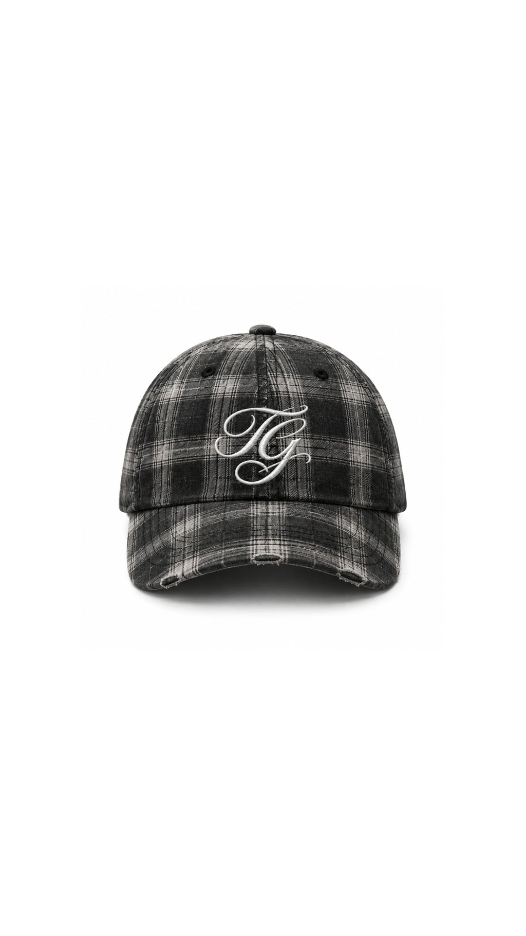 [Cloud 13] Grey Plaid Cap