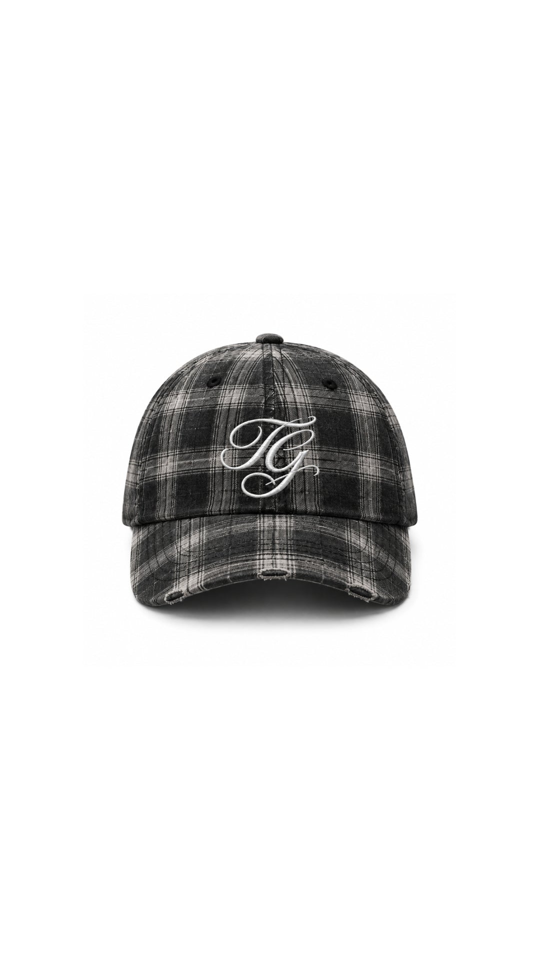 [Cloud 13] Grey Plaid Cap