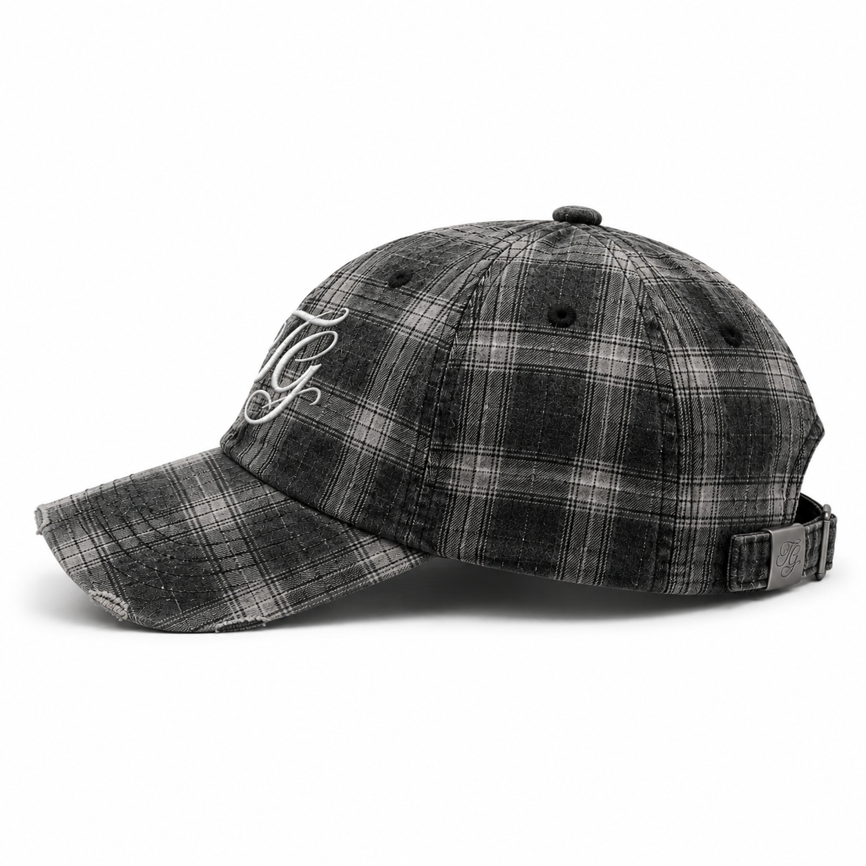 [Cloud 13] Grey Plaid Cap