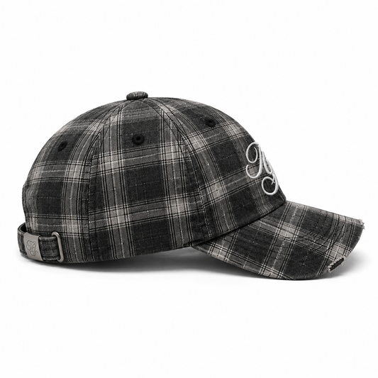 [Cloud 13] Grey Plaid Cap