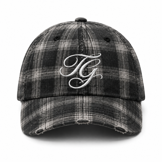 [Cloud 13] Grey Plaid Cap